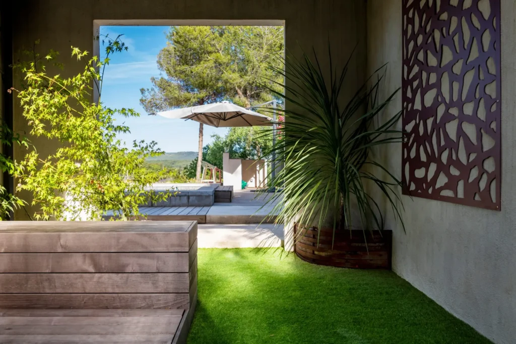 aménagement patio terrase seve paysage