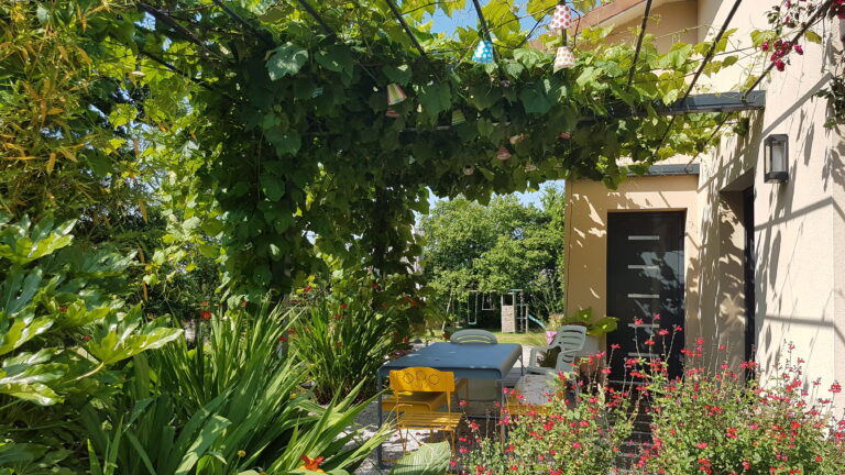jardin ombragé limousin